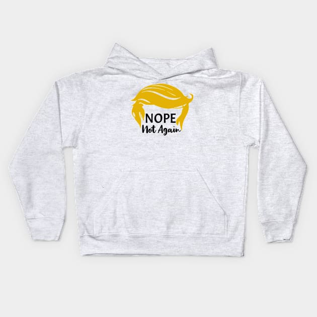 nope-not-again Kids Hoodie by Quincey Abstract Designs